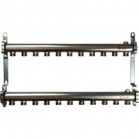 Коллектор STOUT из нержавеющей стали для радиаторной разводки 11 вых. SMS 0923 000011