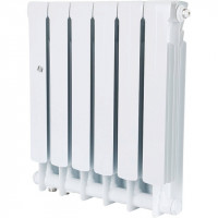 Биметаллический радиатор STOUT Space 500 6 секции нижнее правое подключение SRB-0320-050006