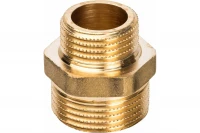 Ниппель STOUT переходной наружная резьба 3/4"x1/2" SFT-0003-003412