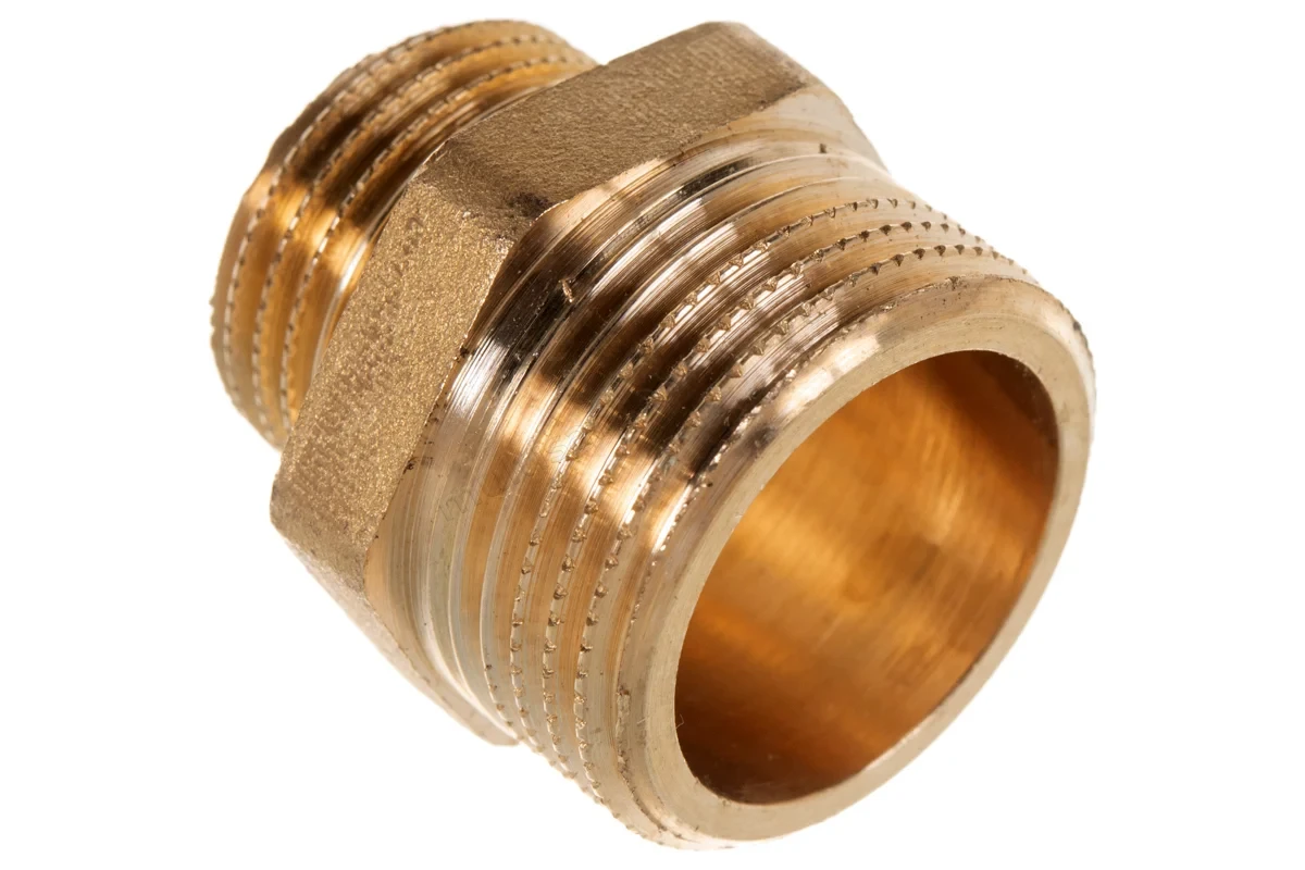 Ниппель STOUT переходной наружная резьба 3/4"x1/2" SFT-0003-003412