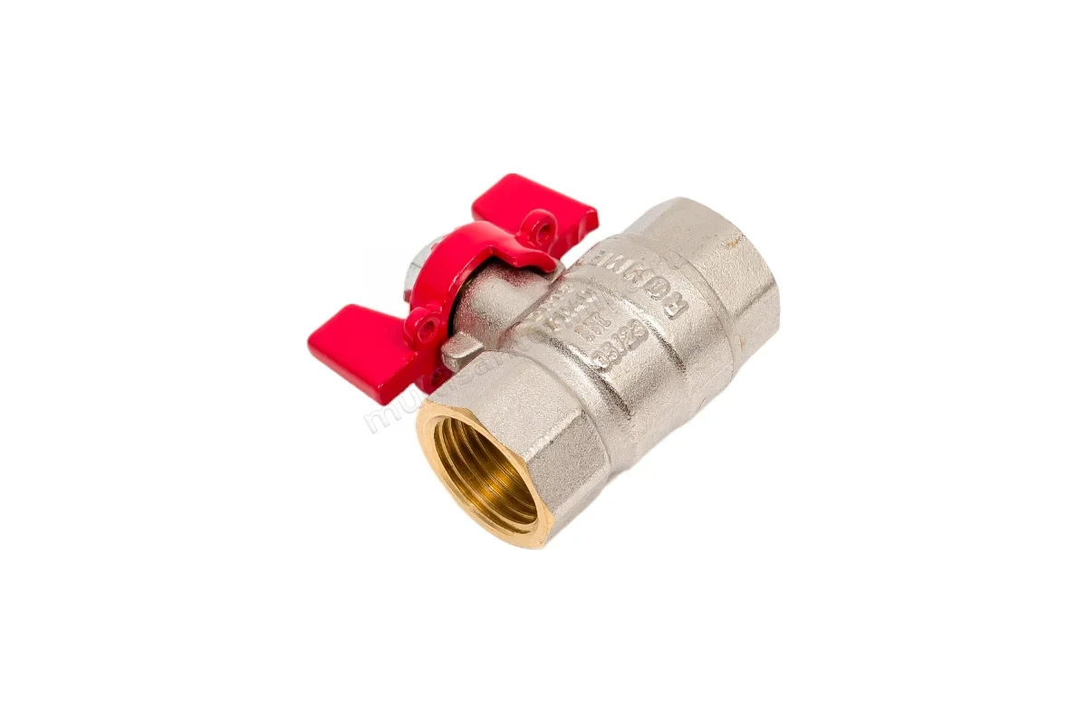 Кран Rommer шаровой полнопроходной 1/2" ВН/ВН RBV-0003-0110215