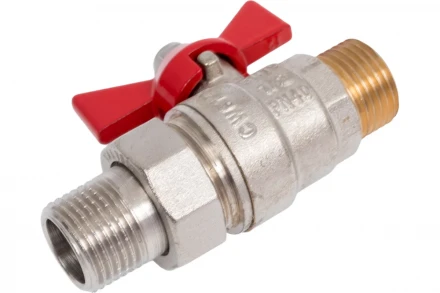 Шаровой кран VALTEC BASE с полусгоном 1/2 нар.-нар. VT.226.N.04