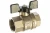 Кран Stout шаровой полнопроходной бабочка 1" SVB-0002-000025