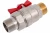 Шаровый кран VALTEC BASE с полусгоном, 3/4 наружная-наружная VT.226.N.05