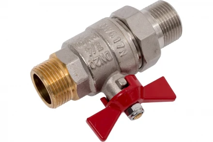 Шаровый кран VALTEC BASE с полусгоном, 3/4 наружная-наружная VT.226.N.05