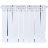 Биметаллический радиатор STOUT Space 500 8 секции нижнее правое подключение SRB-0320-050008