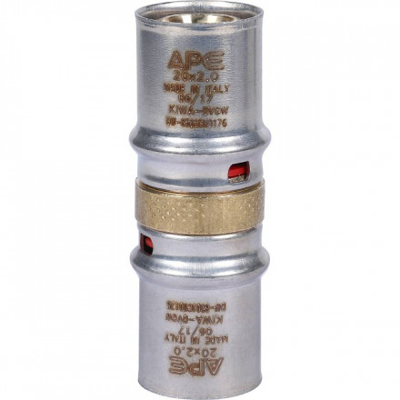 Муфта соединительная STOUT равнопроходная прессовая 20x20 SFP-0003-002020