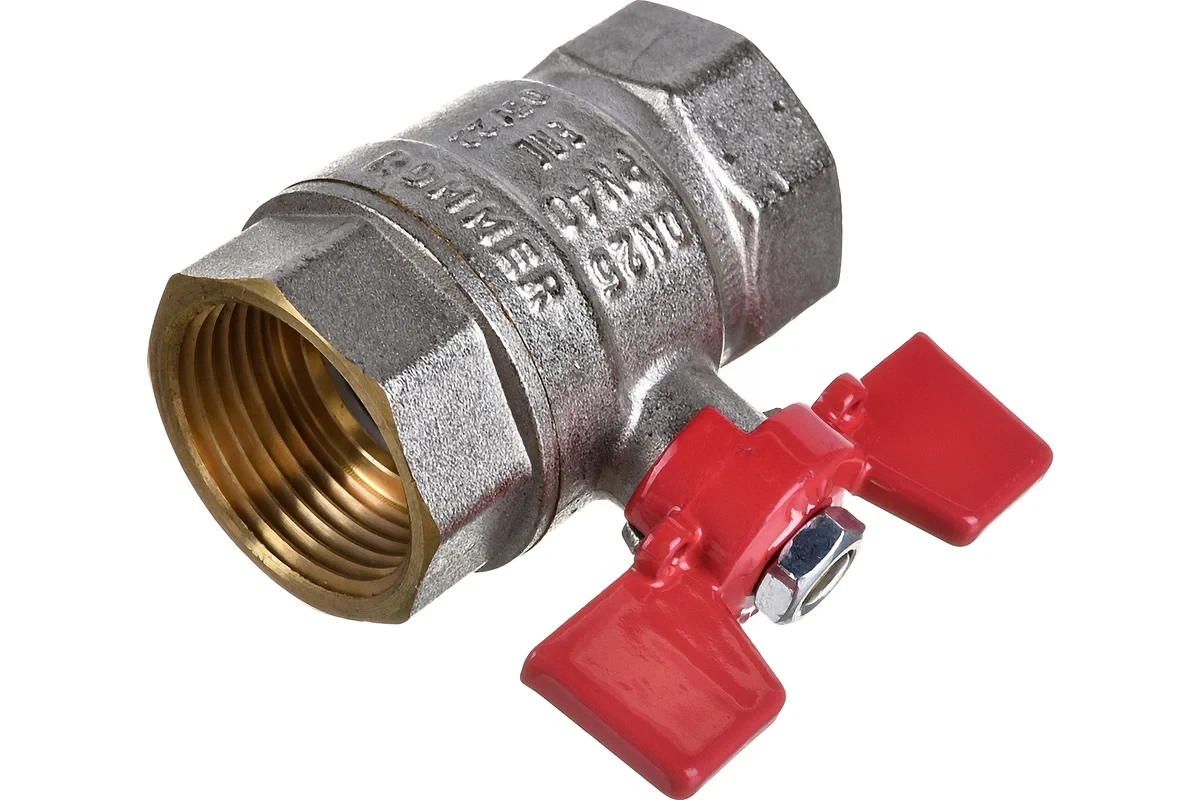 Кран Rommer шаровой полнопроходной 1" ВН/ВН RBV-0003-0110225