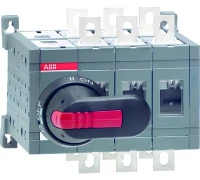 Реверсивный рубильник ABB OT160E03C до 160А 3х-полюсный без ручки управления 1SCA022767R0030