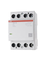 Контактор ABB ESB63-40N-06 модульный (63А АС-1, 4НО), катушка 230В AC/DC 1SAE351111R0640