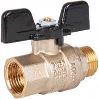 Кран Stout шаровой полнопроходной бабочка 1/2" SVB-0004-000015