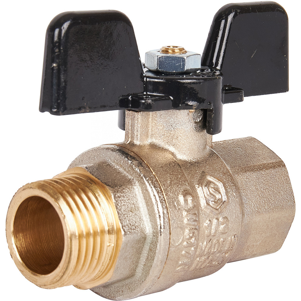 Кран Stout шаровой полнопроходной бабочка 1/2" SVB-0004-000015