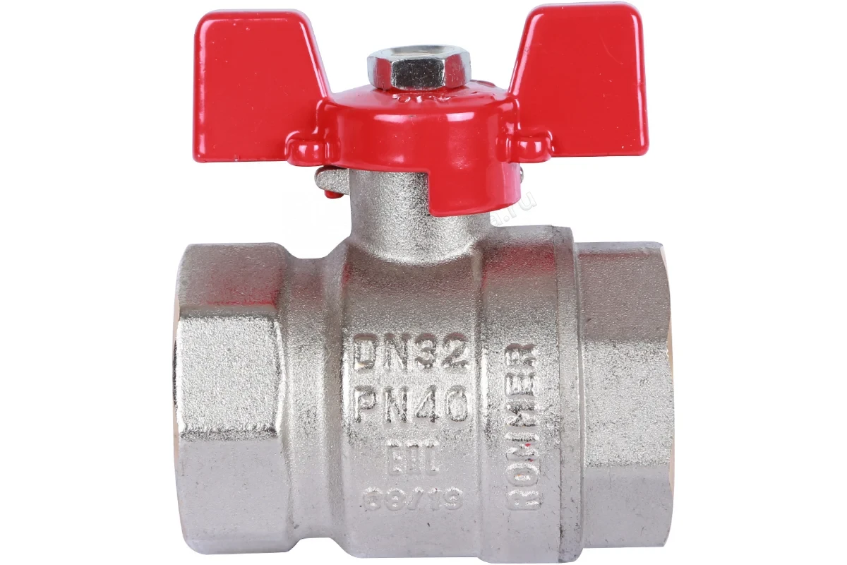 Кран Rommer шаровой полнопроходной 1 1/4" ВН/ВН RBV-0003-0110232