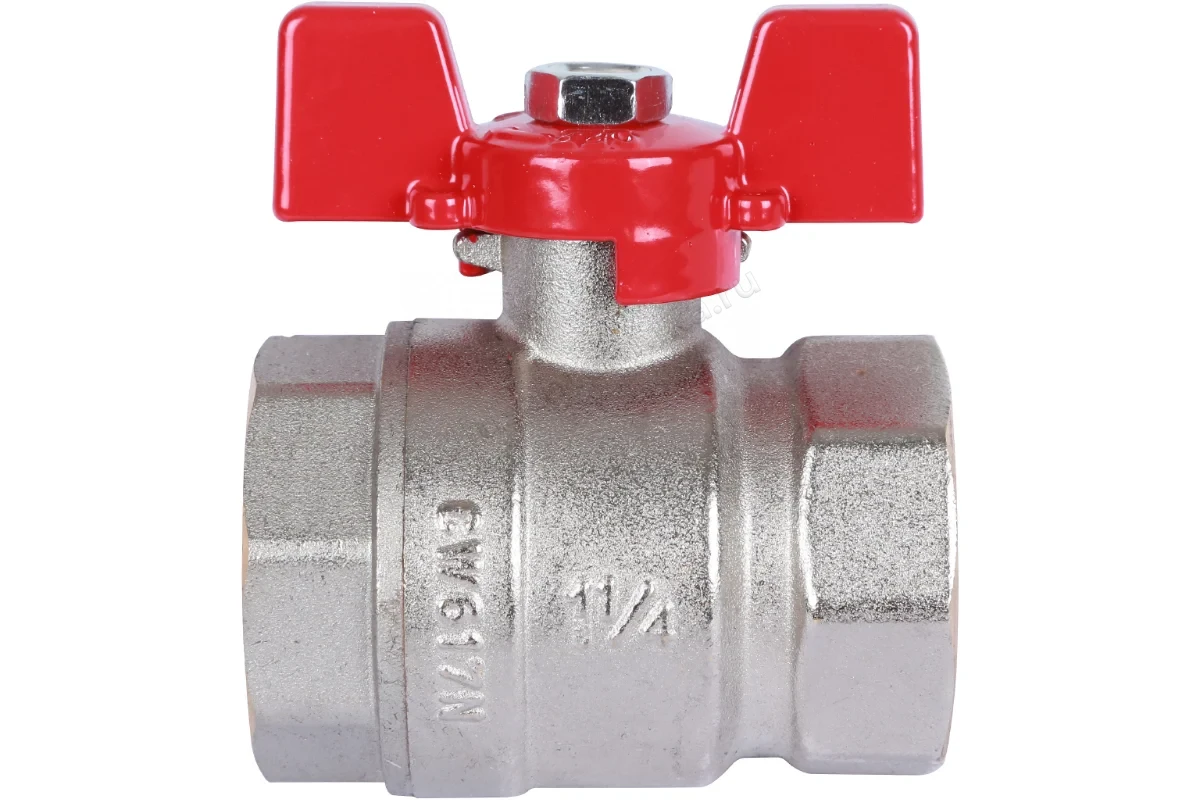 Кран Rommer шаровой полнопроходной 1 1/4" ВН/ВН RBV-0003-0110232