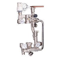 Насосно-смесительный узел TIM для теплого пола 180мм комбимикс JH-1033