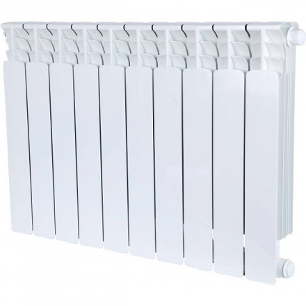 Биметаллический радиатор STOUT Space 500 10 секции нижнее правое подключение SRB-0320-050010