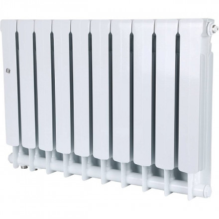 Биметаллический радиатор STOUT Space 500 10 секции нижнее правое подключение SRB-0320-050010