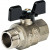 Кран Stout шаровой полнопроходной бабочка 3/4" SVB-0004-000020