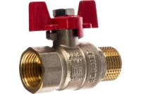 Кран Rommer шаровой 1/2" полнопроходной ВН/НР RBV-0004-0210215