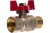Кран Rommer шаровой 1/2" полнопроходной ВН/НР RBV-0004-0210215