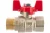 Кран Rommer шаровой 1/2" полнопроходной ВН/НР RBV-0004-0210215
