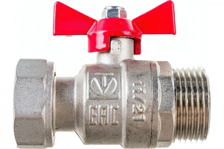 Шаровой кран VALTEC с накидной гайкой, 1 внутренняя-наружная VT.260.N.0606