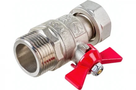 Шаровой кран VALTEC с накидной гайкой, 1 внутренняя-наружная VT.260.N.0606