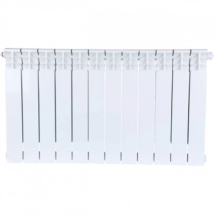 Биметаллический радиатор STOUT Space 500 12 секции нижнее правое подключение SRB-0320-050012