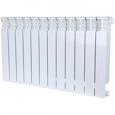 Биметаллический радиатор STOUT Space 500 12 секции нижнее правое подключение SRB-0320-050012