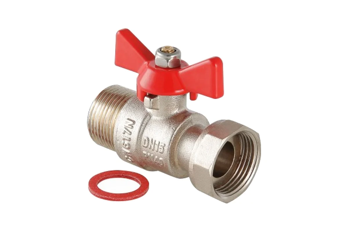 Шаровой кран Valtec с накидной гайкой 3/4" внутренняя-наружная VT.260.N.0505