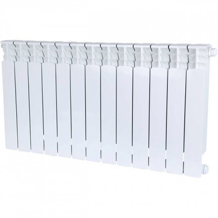 Биметаллический радиатор STOUT Space 500 13 секции нижнее правое подключение SRB-0320-050013