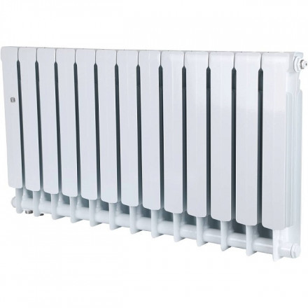 Биметаллический радиатор STOUT Space 500 13 секции нижнее правое подключение SRB-0320-050013
