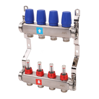 Коллекторная группа MVI из нержавеющей стали в сборе с расходомерами, 4 вых. MS.504.06