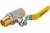 Шаровой кран VALTEC VALGAS газовый, стальная рукоятка, 1/2 в/н. VT.272.N.04