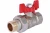 Кран Rommer шаровой 1/2" полнопроходной с американкой ВН/НР RBV-0005-0510215