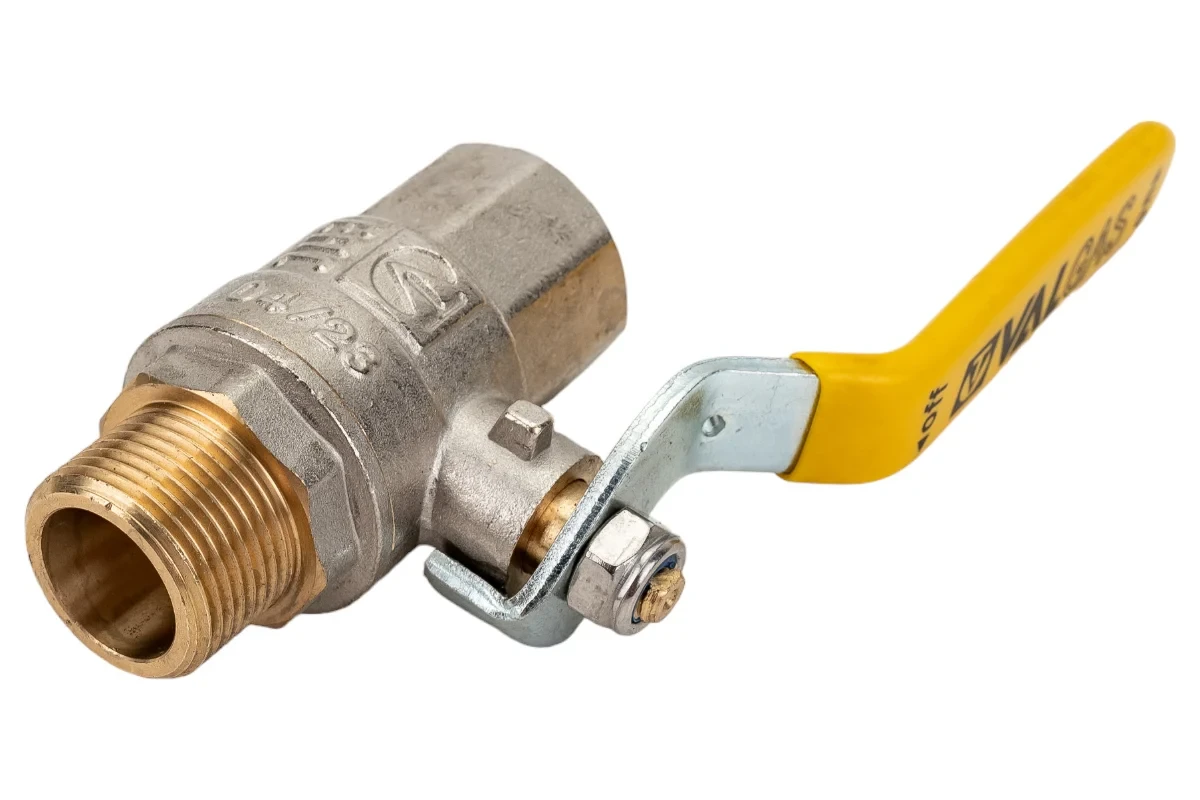 Шаровый кран VALTEC VALGAS газовый, стальная рукоятка, 3/4 в/н VT.272.N.05