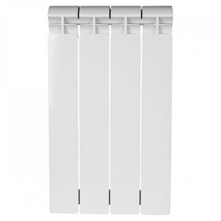 Биметаллический радиатор STOUT Alpha 500 4 секции боковое подключение SRB-2310-050004