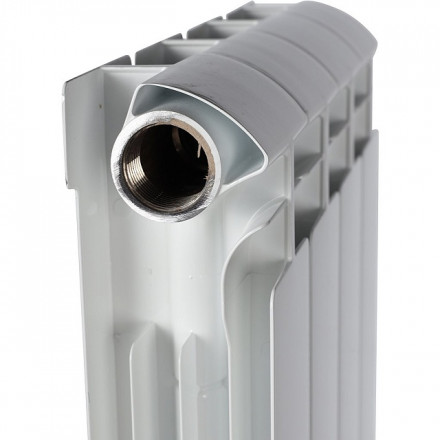 Биметаллический радиатор STOUT Alpha 500 4 секции боковое подключение SRB-2310-050004