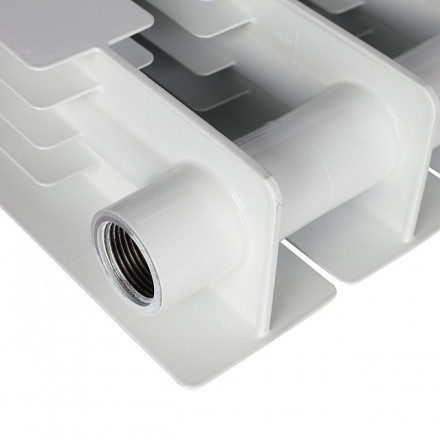 Биметаллический радиатор STOUT Alpha 500 4 секции боковое подключение SRB-2310-050004