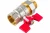 Кран Rommer шаровой 3/4" полнопроходной с американкой ВН/НР RBV-0005-0510220