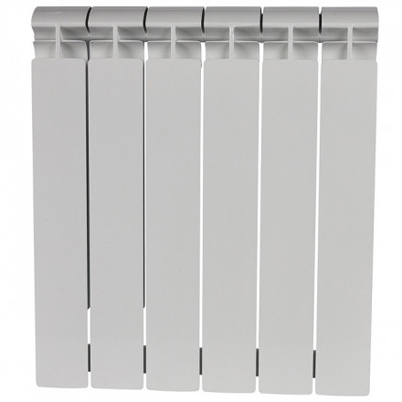 Биметаллический радиатор STOUT Alpha 500 6 секции боковое подключение SRB-2310-050006