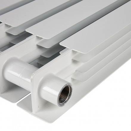 Биметаллический радиатор STOUT Alpha 500 6 секции боковое подключение SRB-2310-050006