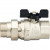 Кран Stout шаровой с американкой полнопроходной бабочка 1 1/4" SVB-0007-000032