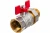 Кран Rommer шаровой 1" полнопроходной с американкой ВН/НР RBV-0005-0510225