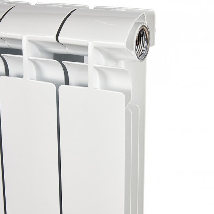 Биметаллический радиатор STOUT Alpha 500 8 секции боковое подключение SRB-2310-050008