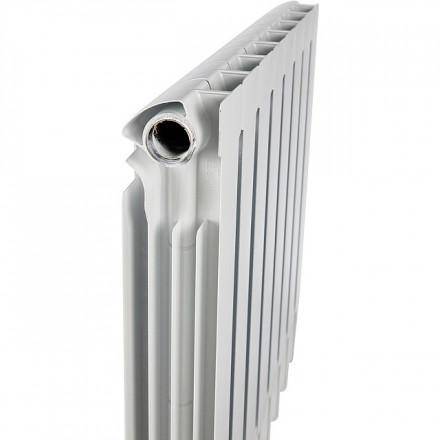 Биметаллический радиатор STOUT Alpha 500 8 секции боковое подключение SRB-2310-050008