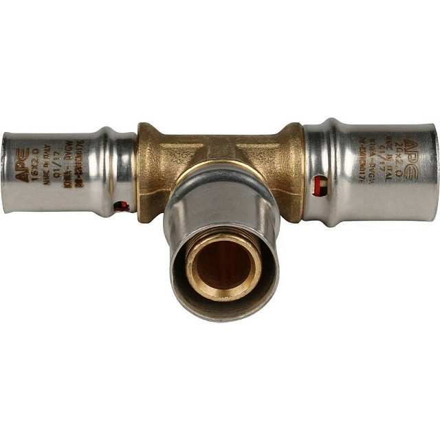 Тройник STOUT переходной прессовой 20x20x16 SFP-0005-202016