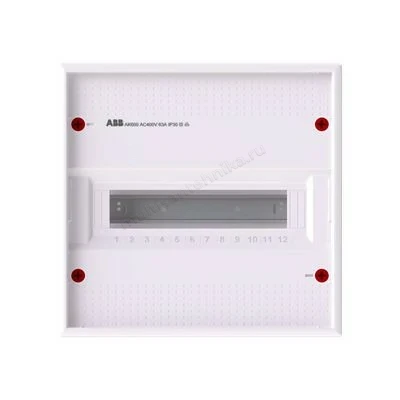 Шкаф ABB накладной 12 PLE 1-рядный IP30 без двери AK612E2 2CPX032568R9999