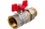 Кран Rommer шаровой 1 1/4" полнопроходной с американкой ВН/НР RBV-0005-0510232