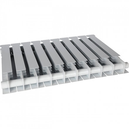 Биметаллический радиатор STOUT Alpha 500 10 секции боковое подключение SRB-2310-050010